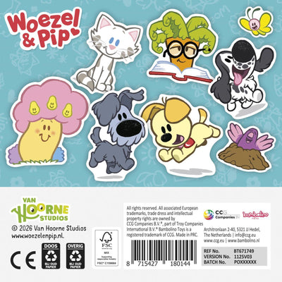 Woezel pip stickerset
