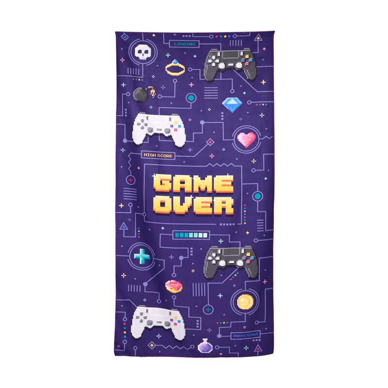 Game over microvezel strandhanddoek