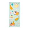Beans co katten microvezel strandhanddoek