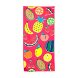 Zomerfruit microvezel strandhanddoek - afbeelding 1