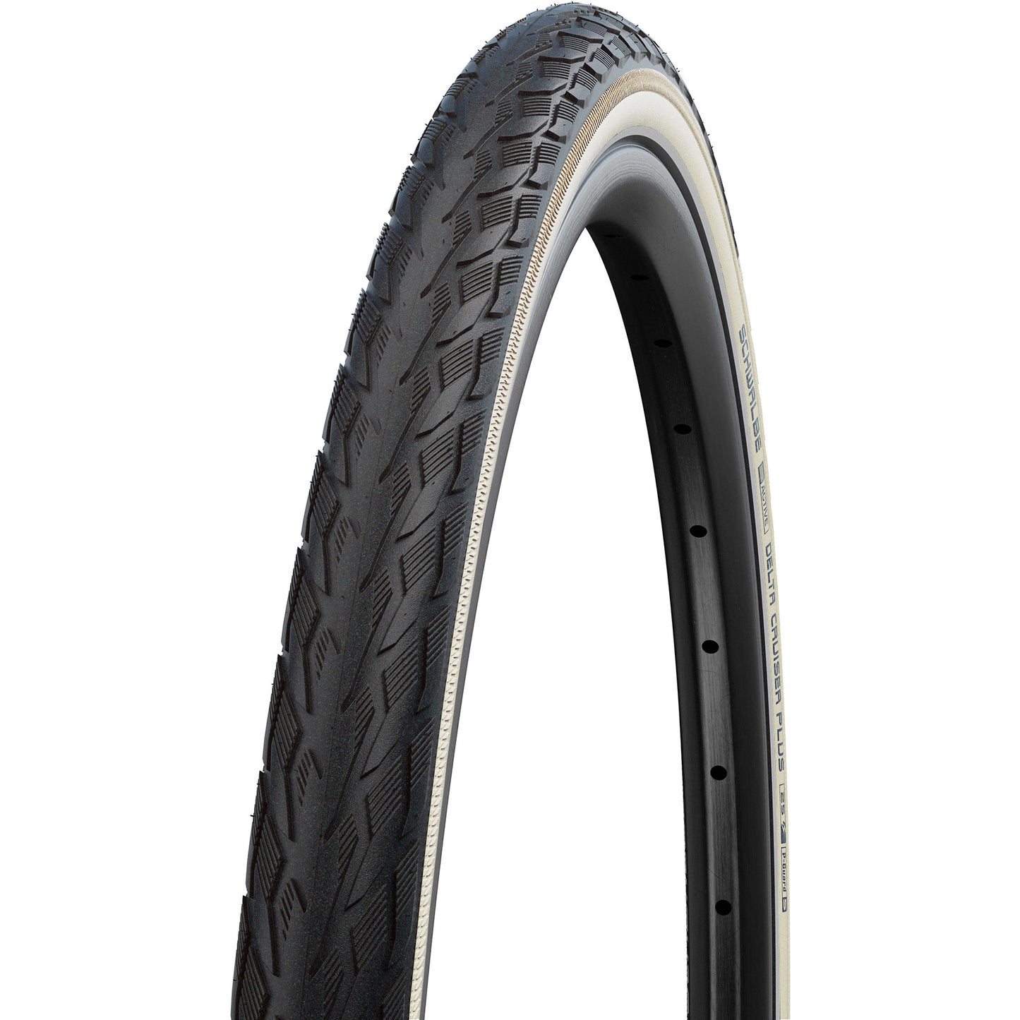 Schwalbe Buitenband 28-1.10 (28-622) Cruiser Plus zw. wit +R