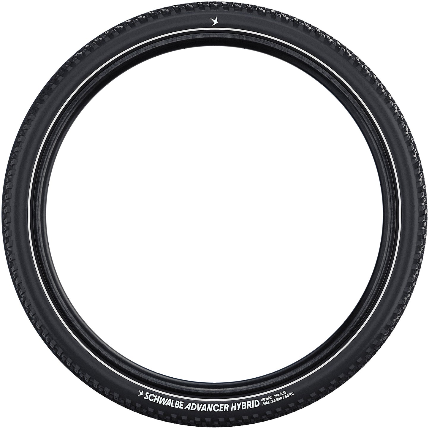 Schwalbe reifen advancer hybrid active line tyre advancer hybrid act.line 60-622