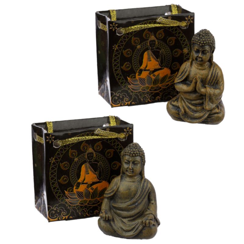 Mini cadeautasje met thaise boeddha