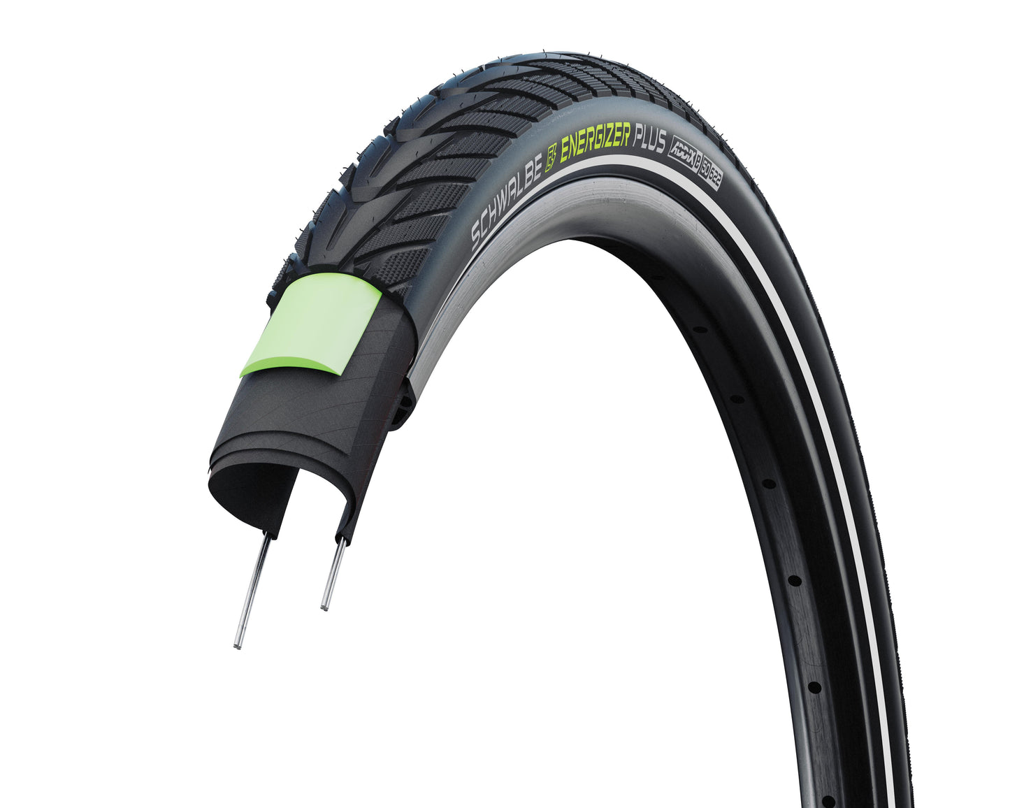 Schwalbe draadband energizer plus perf 55-622 +r zwart