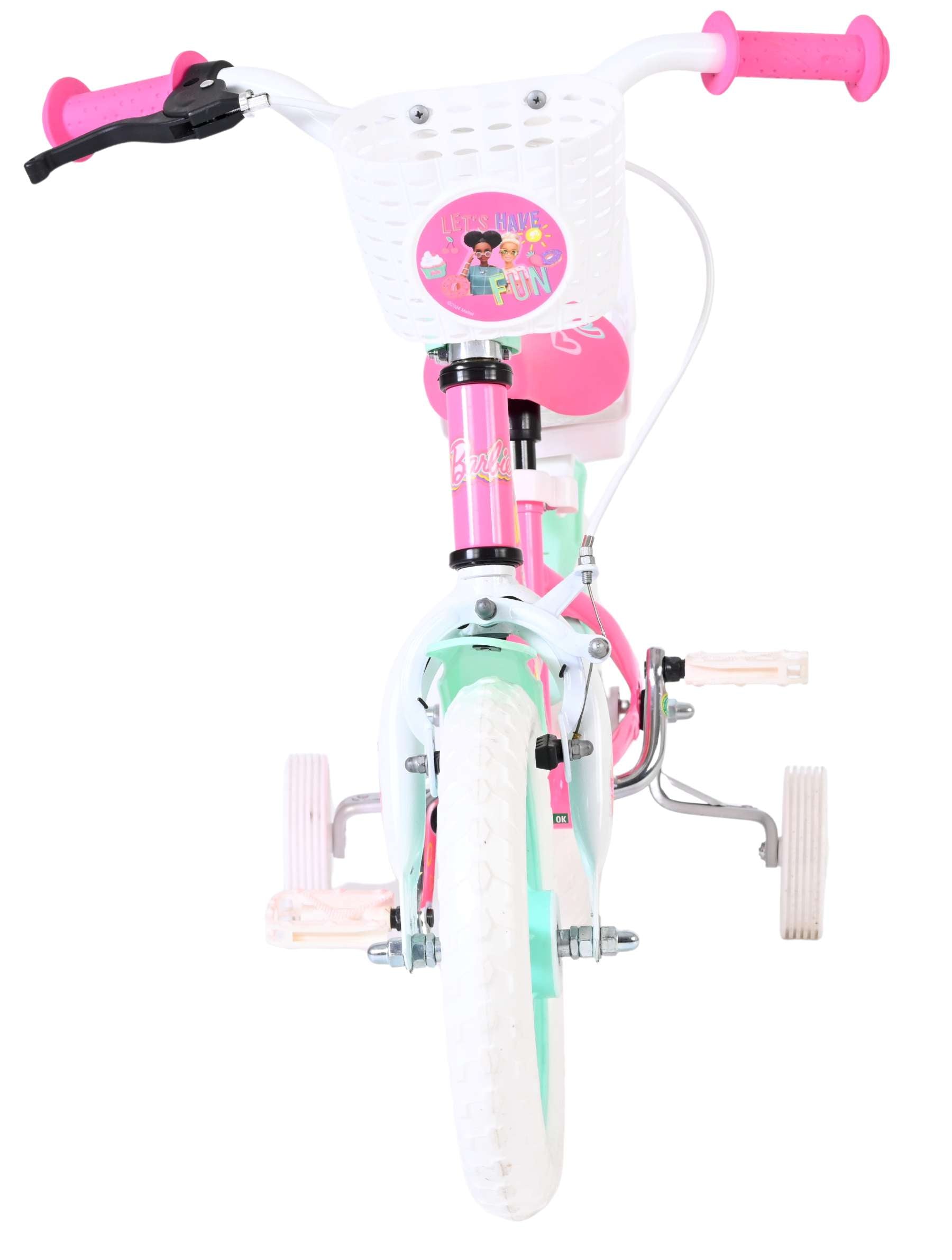 Barbie kinderfiets - meisjes - mag wheels - 12 inch - roze