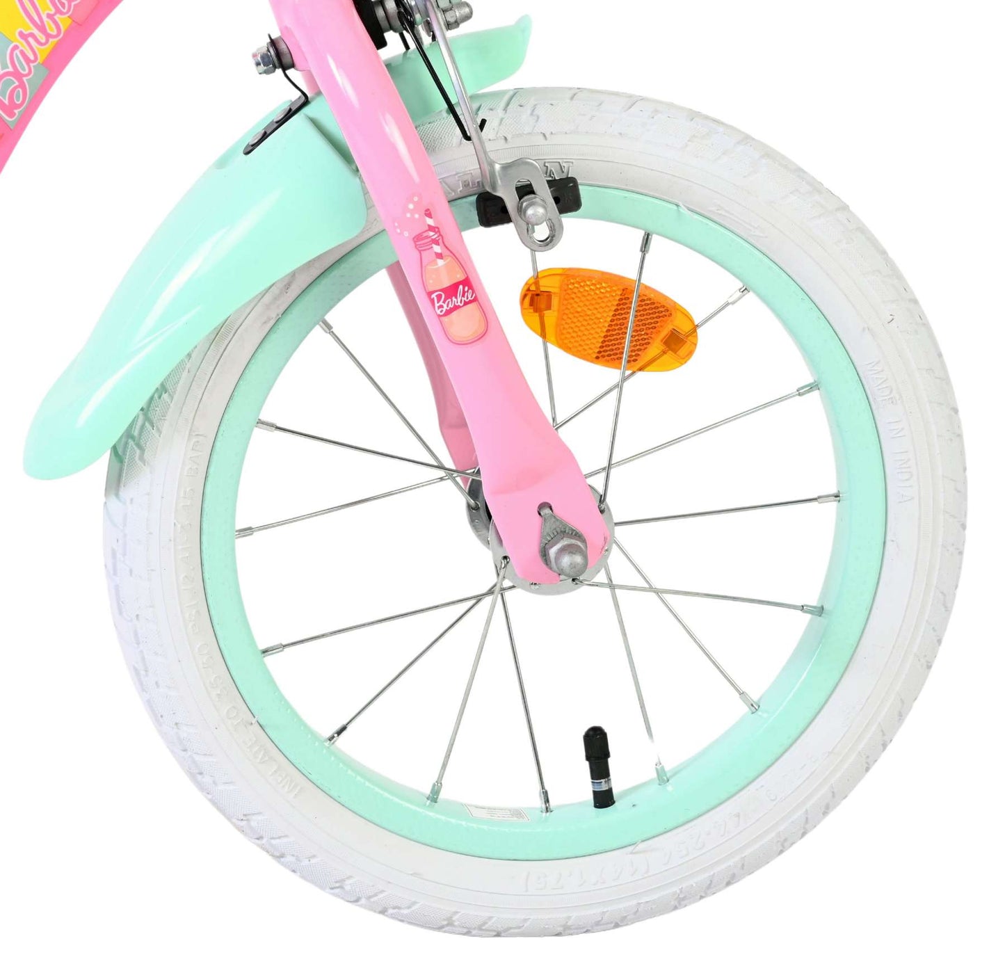 Barbie kinderfiets - meisjes - 14 inch - roze