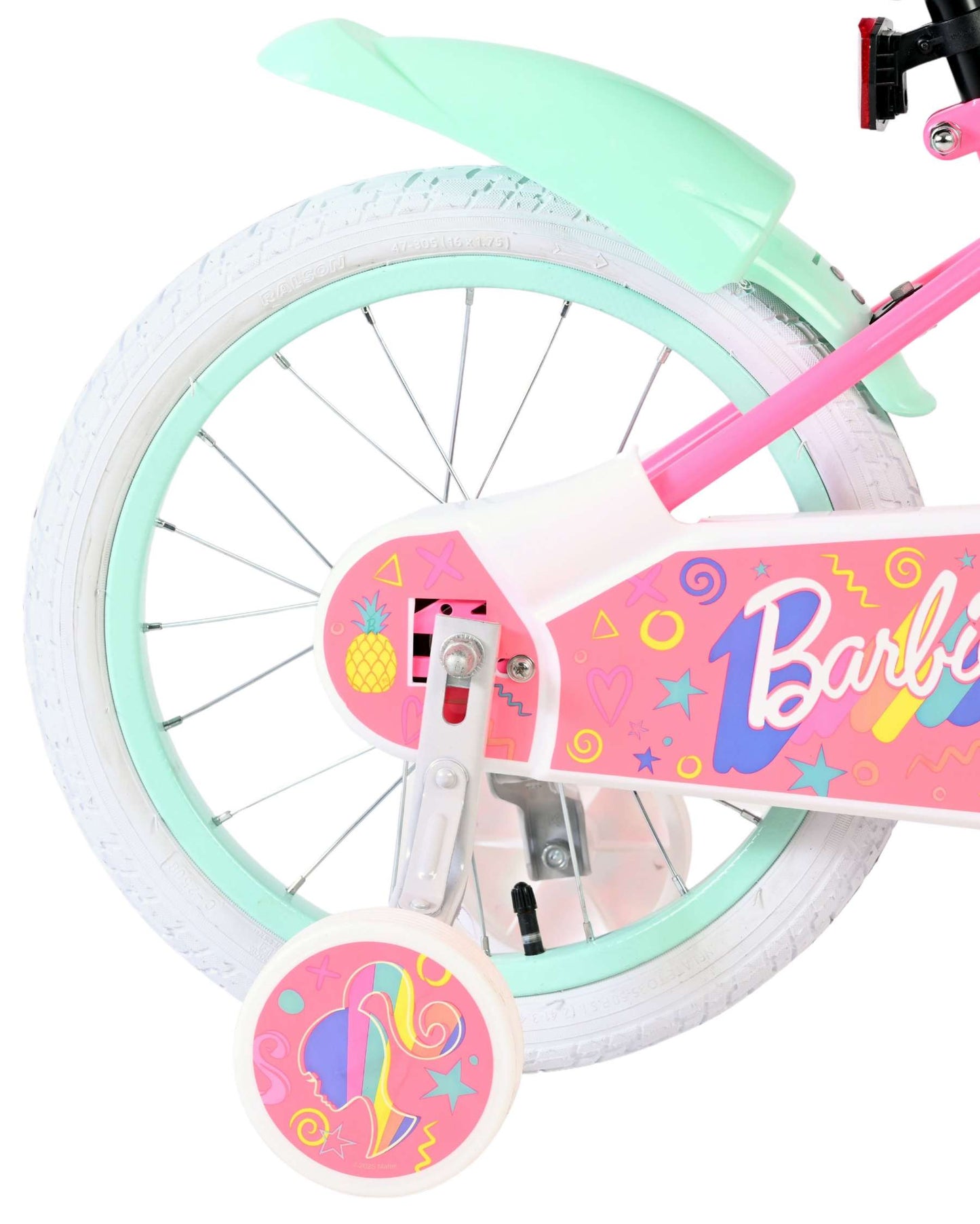 Barbie kinderfiets - meisjes - 16 inch - roze
