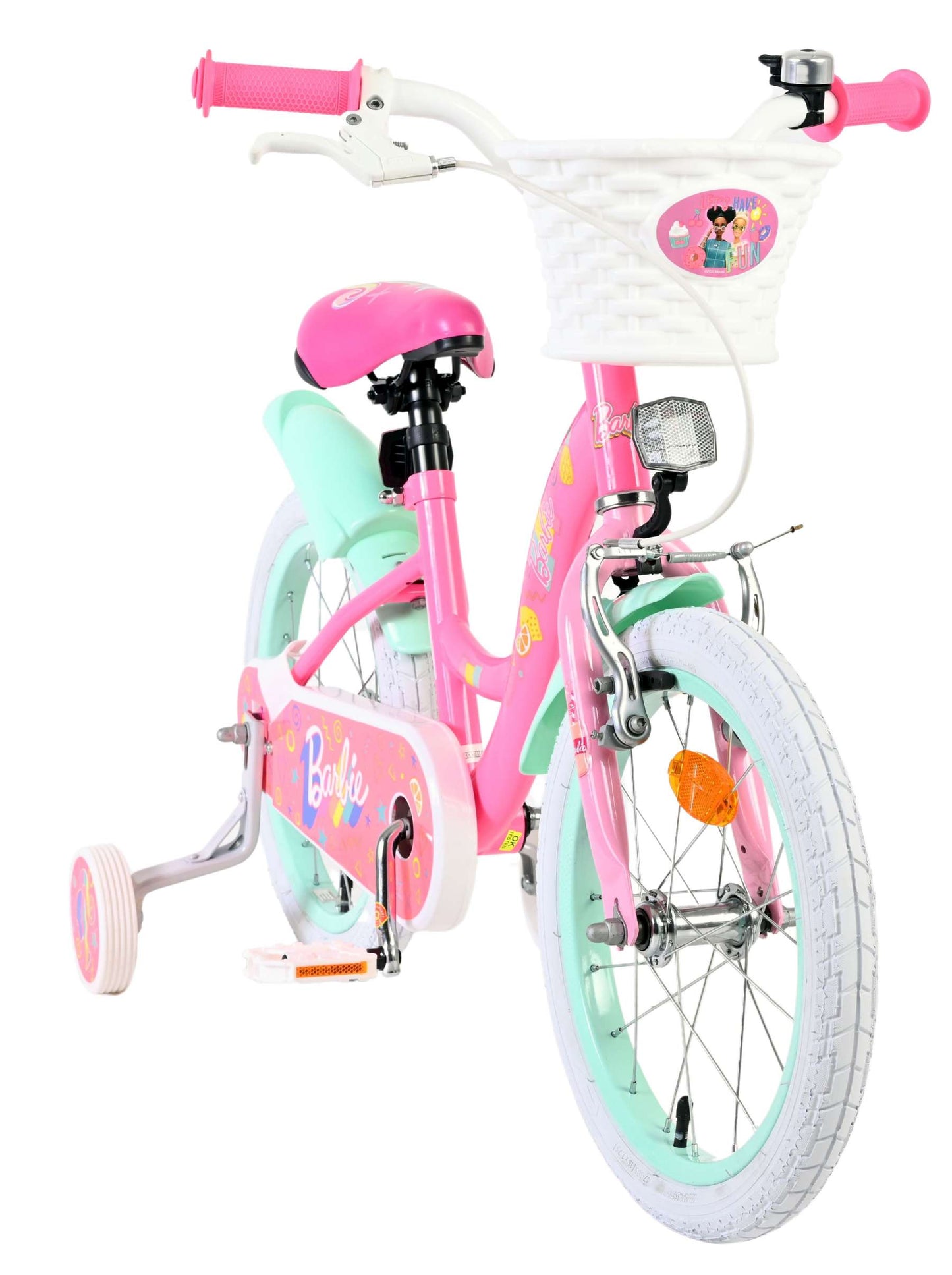 Barbie kinderfiets - meisjes - 16 inch - roze