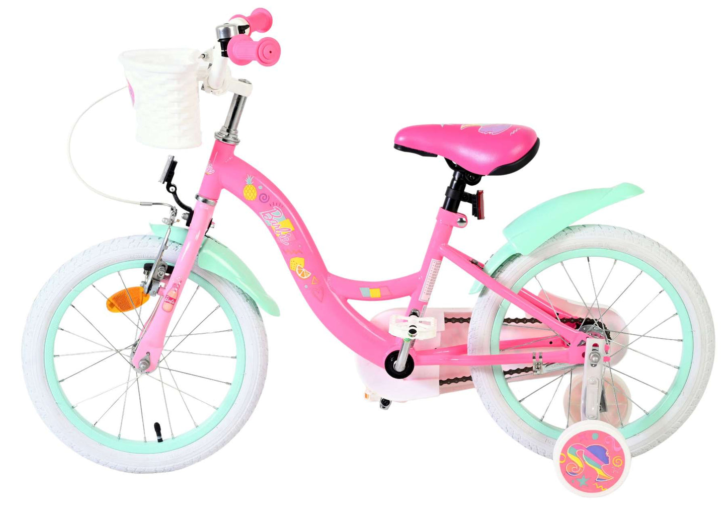 Barbie kinderfiets - meisjes - 16 inch - roze