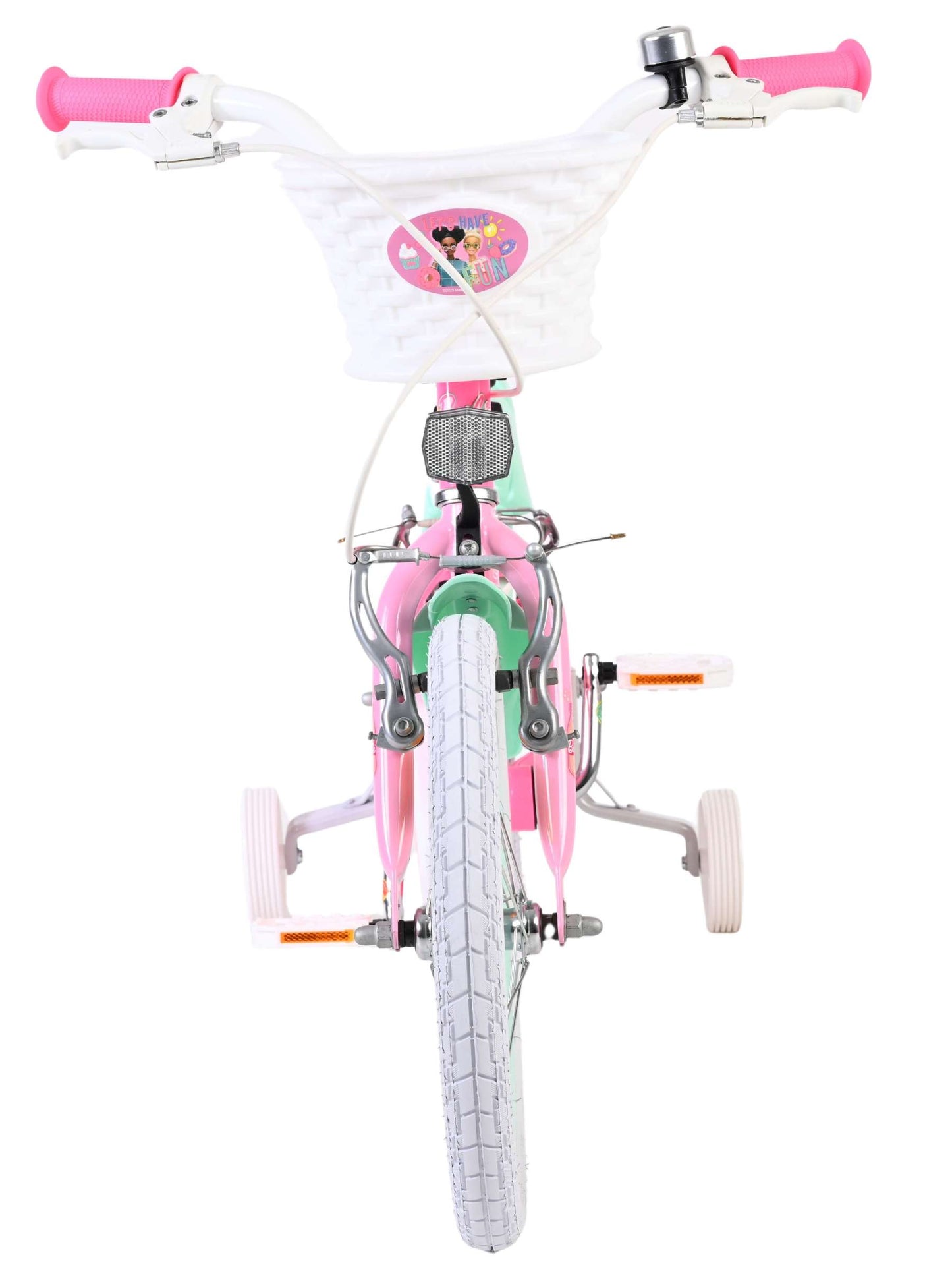 Barbie kinderfiets - meisjes - 16 inch - roze - twee handremmen