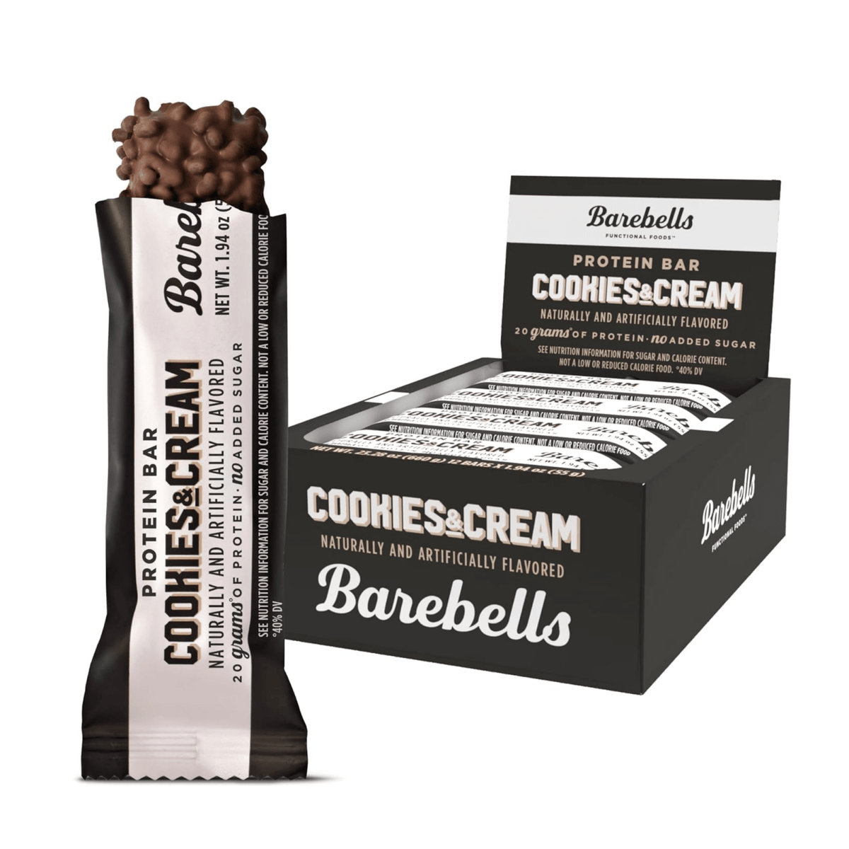Barebells protein bar cookies cream (12x 55g)