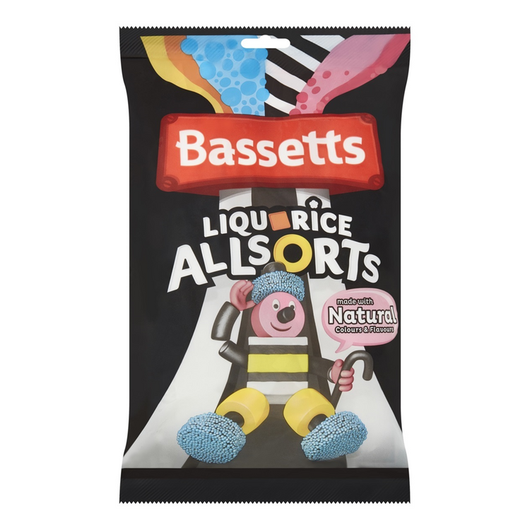Bassett's bassetts liquorice all sorts engelse drop (1kg)