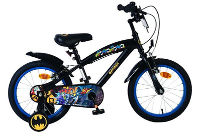 Batman kinderfiets - jongens - 16 inch - zwart - 2 handremmen