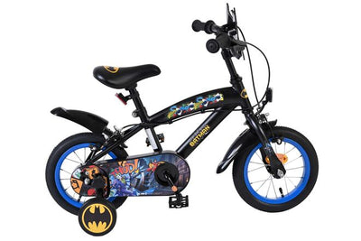 Batman kinderfiets - jongens - 12 inch - zwart - twee handremmen