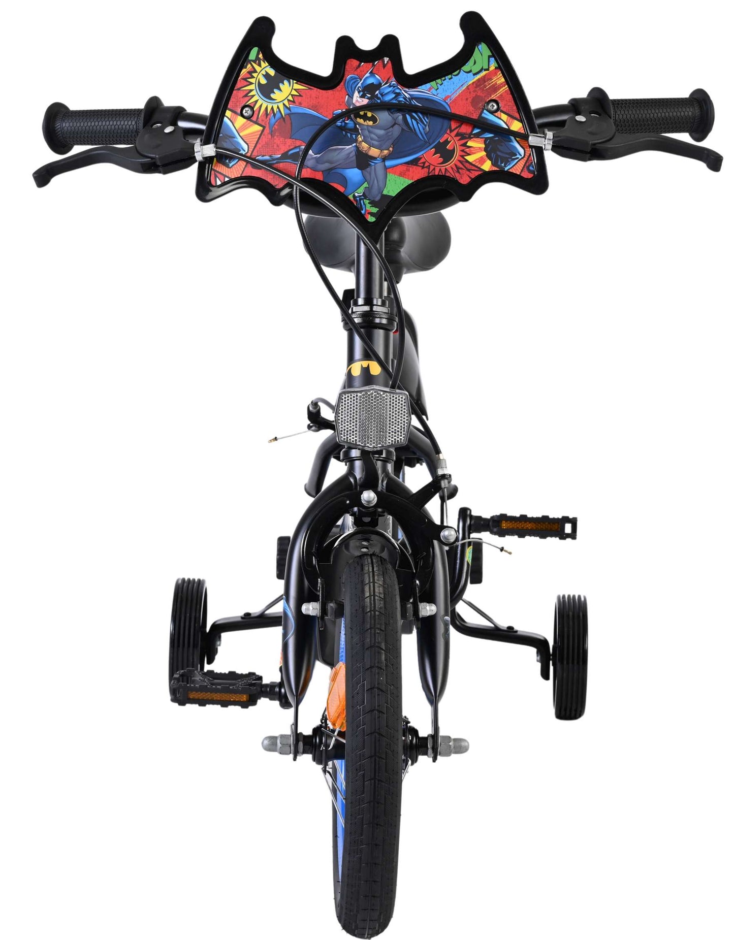 Batman kinderfiets - jongens - 12 inch - zwart - twee handremmen