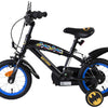 Batman kinderfiets - jongens - 12 inch - zwart - twee handremmen