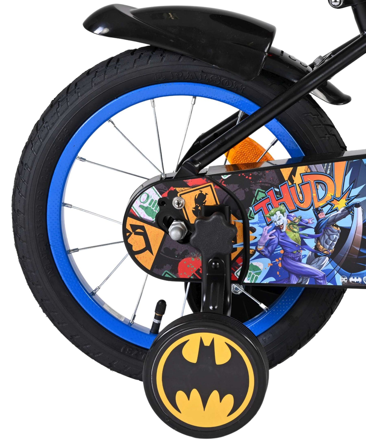 Batman kinderfiets - jongens - 14 inch - zwart