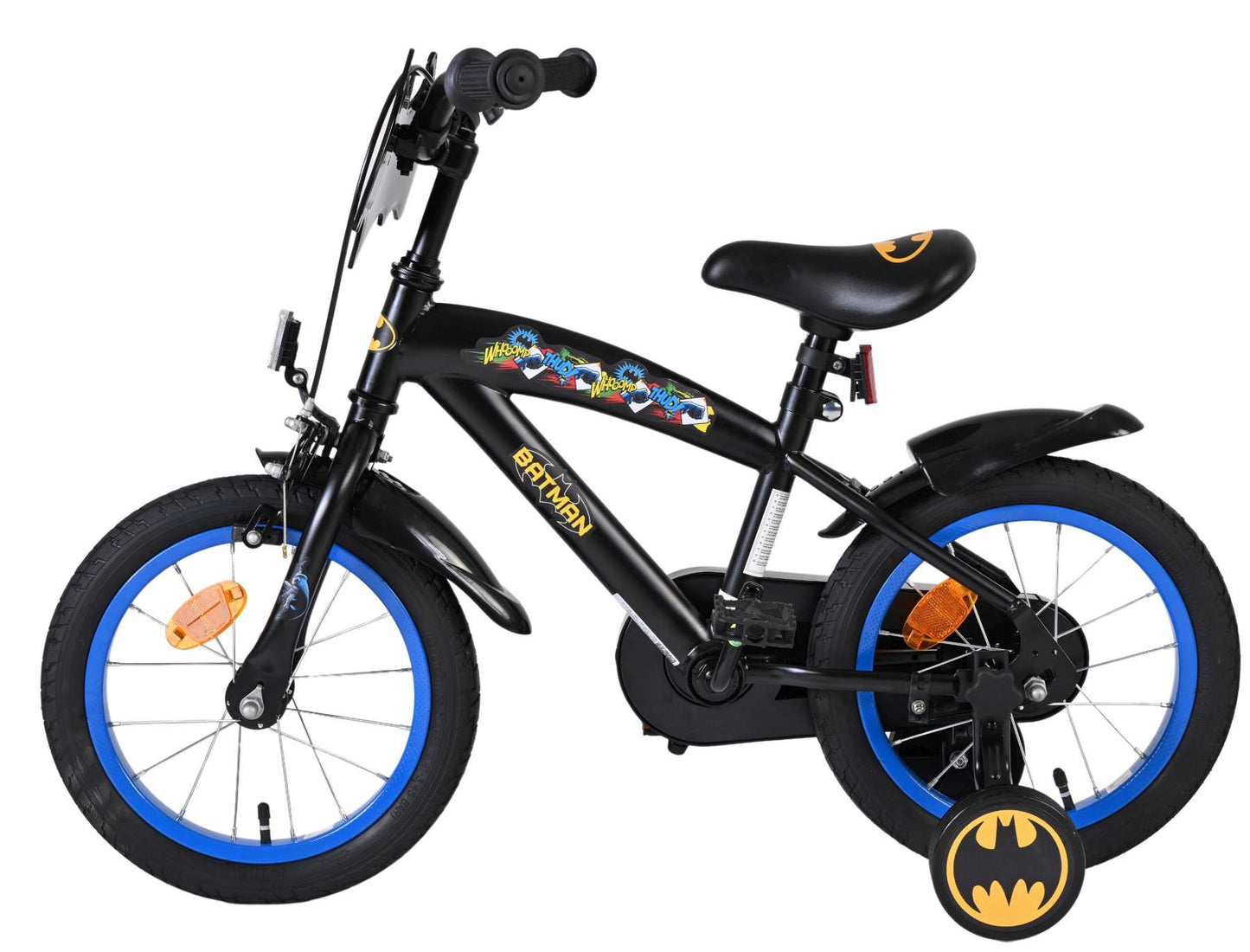 Batman kinderfiets - jongens - 14 inch - zwart