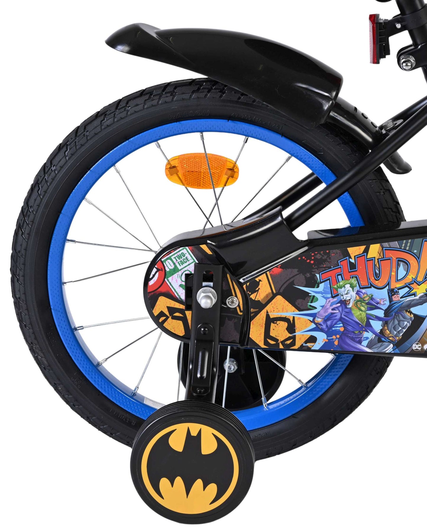 Batman kinderfiets - jongens - 16 inch - zwart