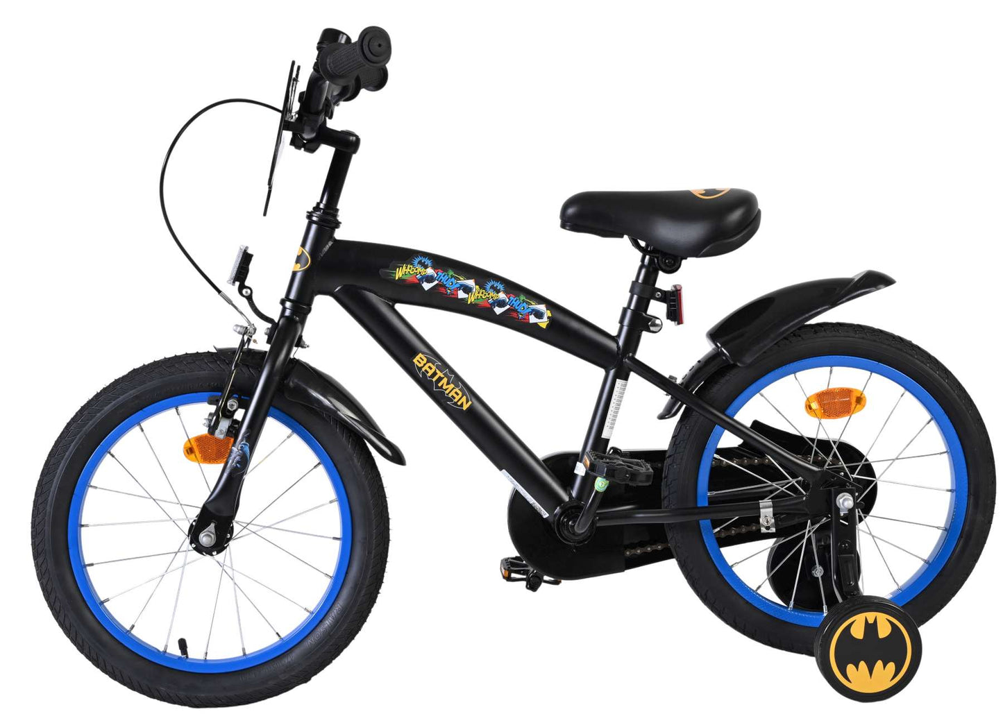 Batman kinderfiets - jongens - 16 inch - zwart