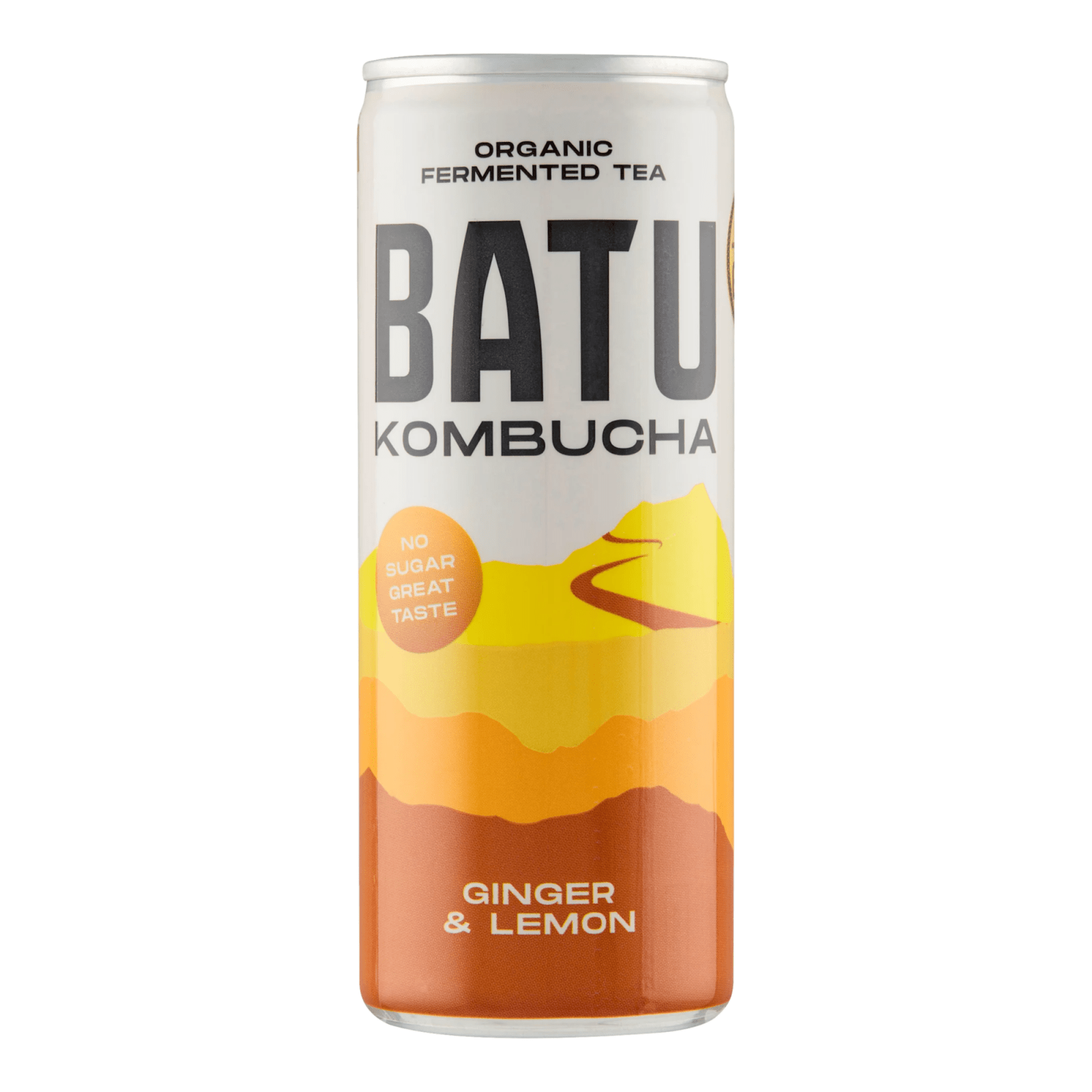 Batu kombucha ginger lemon blik (12x 25cl)