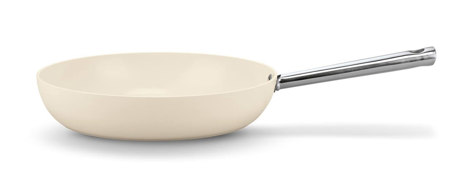 Beka cicla braadpan 24cm créme aluminium rvs met anti-aanbaklaag