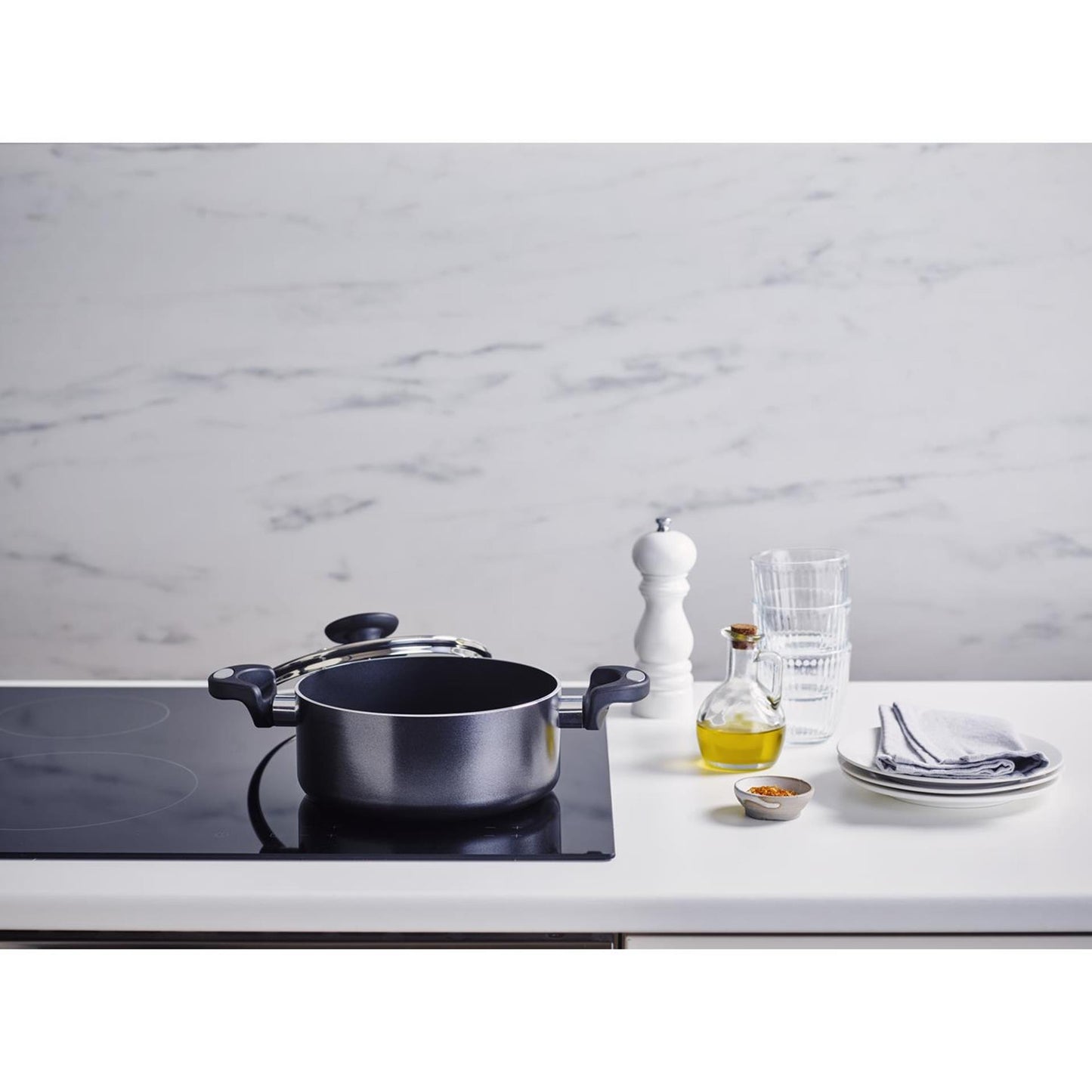 Beka pro induc r kookpan met deksel 24cm