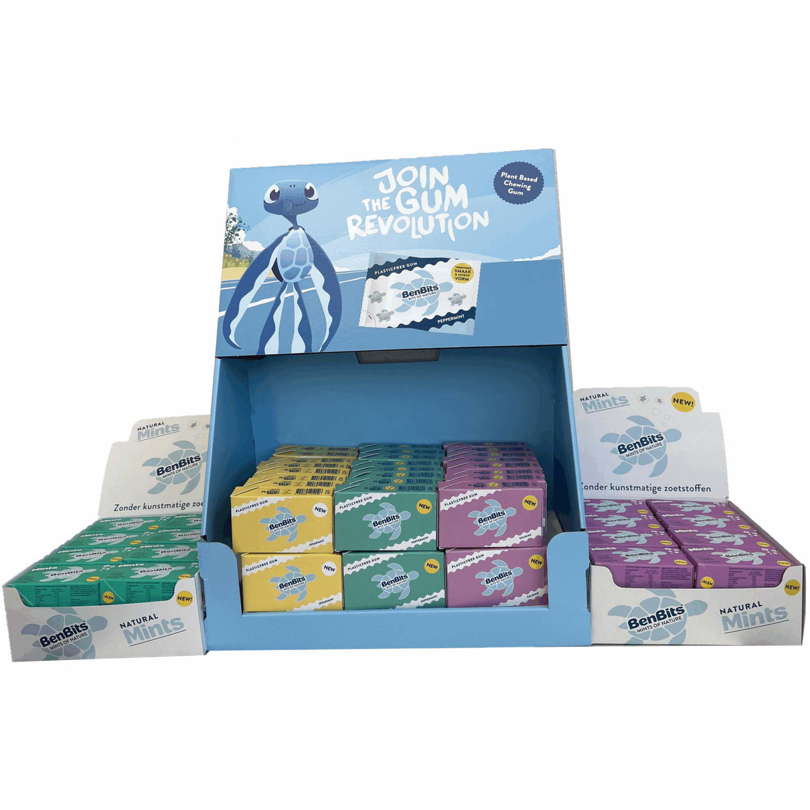 Benbits kassadisplay kauwgom mints (108 stuks)