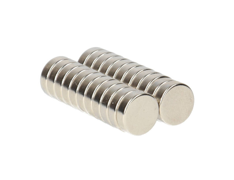 Bespaartopper blokmagneten - 10mm x 3mm - n48 - 20st.