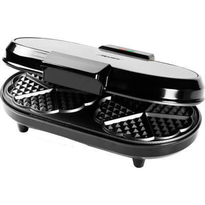 Bestron ADWM730S Dubbele wafelmaker voor klassieke hartvor