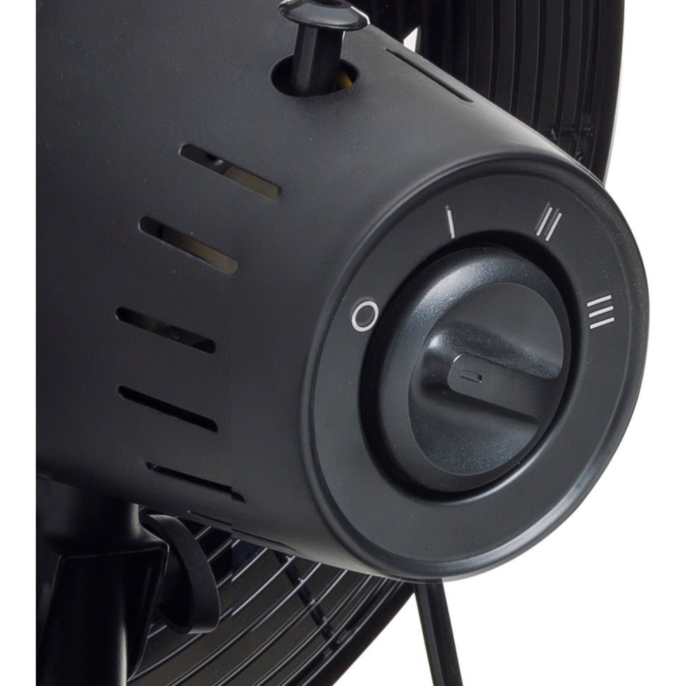 Bestron dfs45wb design statiefventilator (zwart houtkleur, ø 45 cm | stijlvol hout desgin)