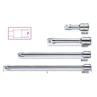 Beta verlengstuk 1 2 -125mm 920 21