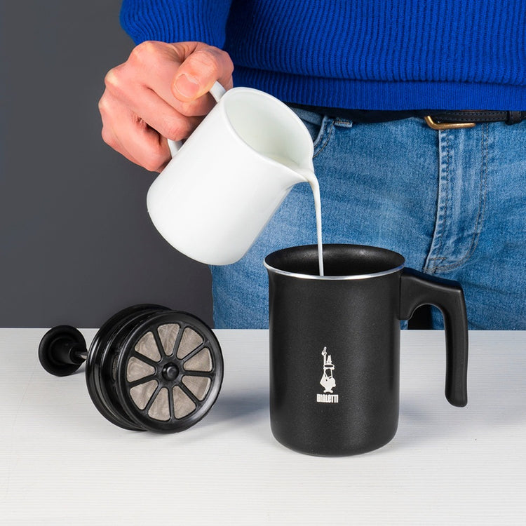 Bialetti tutto crema melkopschuimer (zwart)