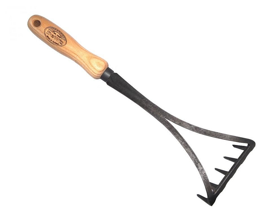 De wit handhark - vijftands