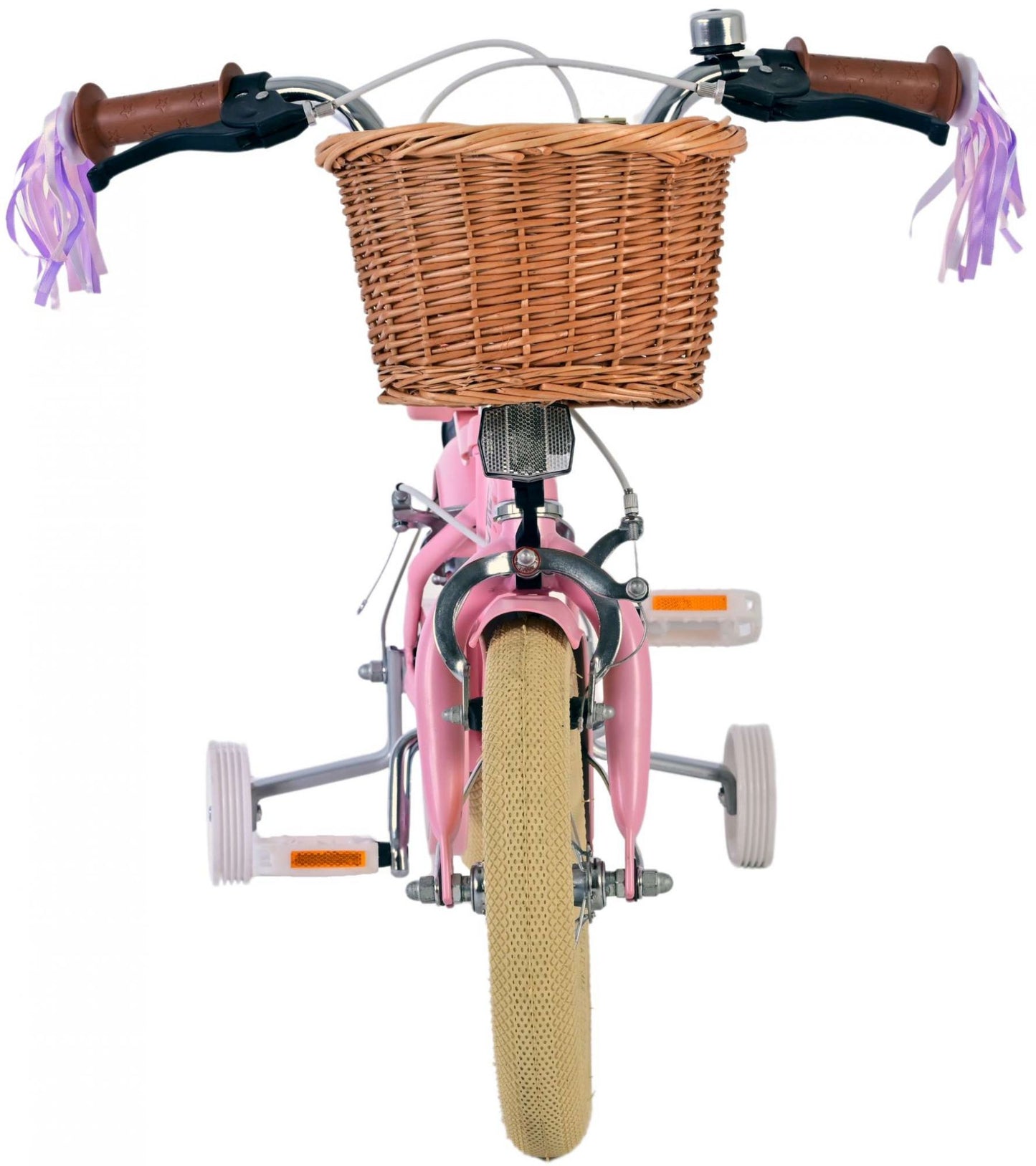 Volare blossom kinderfiets - meisjes - 12 inch - roze - twee handremmen