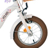 Volare blossom kinderfiets - meisjes - 12 inch - wit - twee handremmen