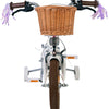 Volare blossom kinderfiets - meisjes - 12 inch - wit - twee handremmen