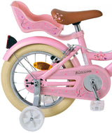 Volare Blossom Kinderfiets Meisjes 14 inch Roze Twee Handremmen - afbeelding 3