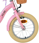 Volare Blossom Kinderfiets Meisjes 14 inch Roze Twee Handremmen - afbeelding 4
