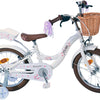 Volare blossom kinderfiets - meisjes - 16 inch - wit - twee handremmen