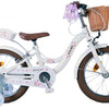 Volare blossom kinderfiets - meisjes - 16 inch - wit - twee handremmen