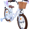Volare blossom kinderfiets - meisjes - 16 inch - wit - twee handremmen
