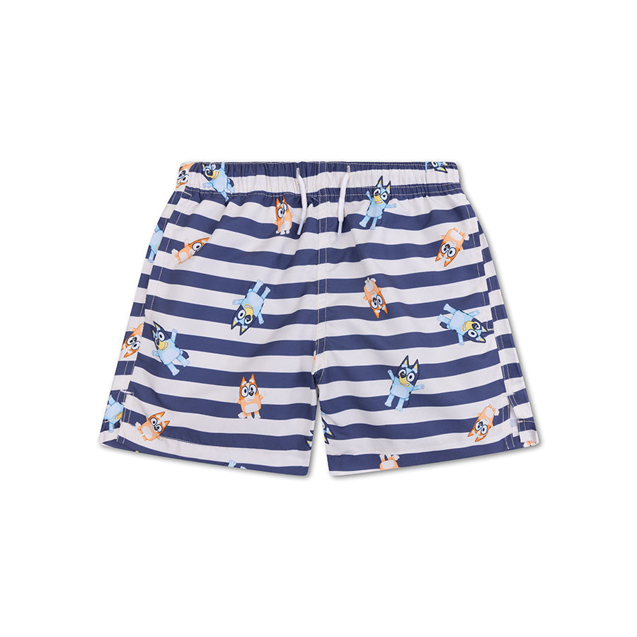 Bluey | blauw witte uv zwembroek jongens