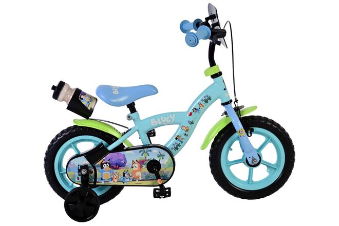Bluey kinderfiets - jongens - mag wheels - 12 inch - blauw