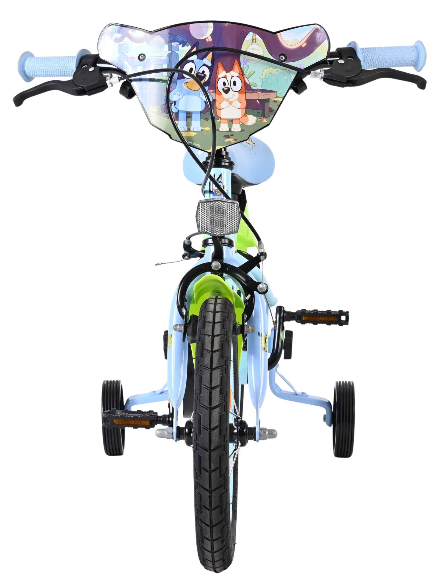 Bluey kinderfiets - 14 inch - lichtblauw - twee handremmen