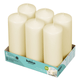 Bolsius professional stompkaars ivoor ø68x200 mm 80 uur (6 stuks)