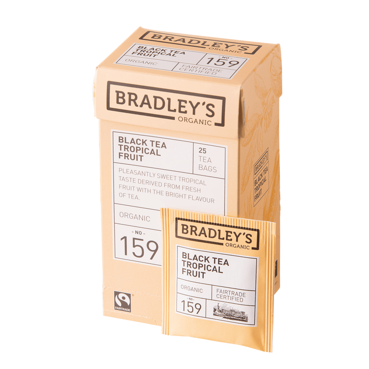 Bradley's organic no. 159 black tea tropical fruit (25x 2gr)