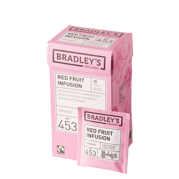 Bradley's organic red fruit infusion n.453 (4x25 stuks)