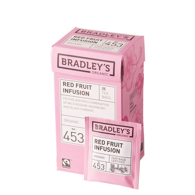 Bradley's organic red fruit infusion n.453 (4x25 stuks)