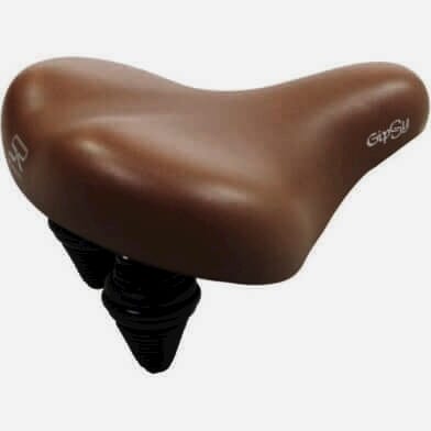 Cortina zadel Gipsy nubuck zwart veren